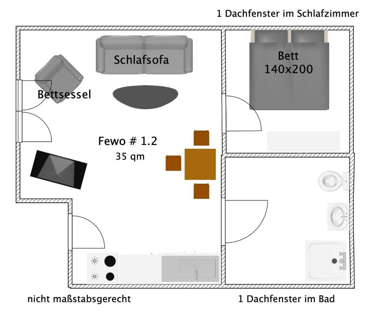ארפורט Ferienwohnungen Mey Haus Zum Rosenstock מראה חיצוני תמונה