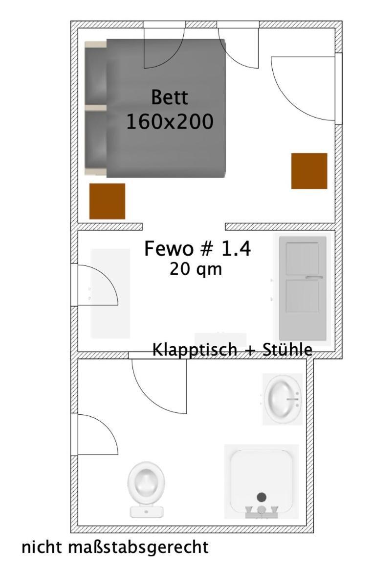 ארפורט Ferienwohnungen Mey Haus Zum Rosenstock מראה חיצוני תמונה